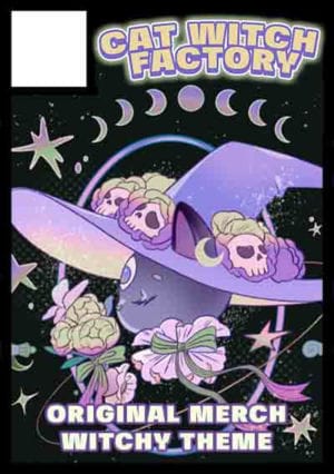 Cat Witch Factory circle cut